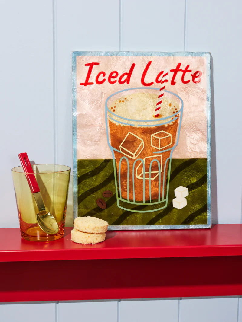 Jones & Co Barista Wall Tile Iced Latte