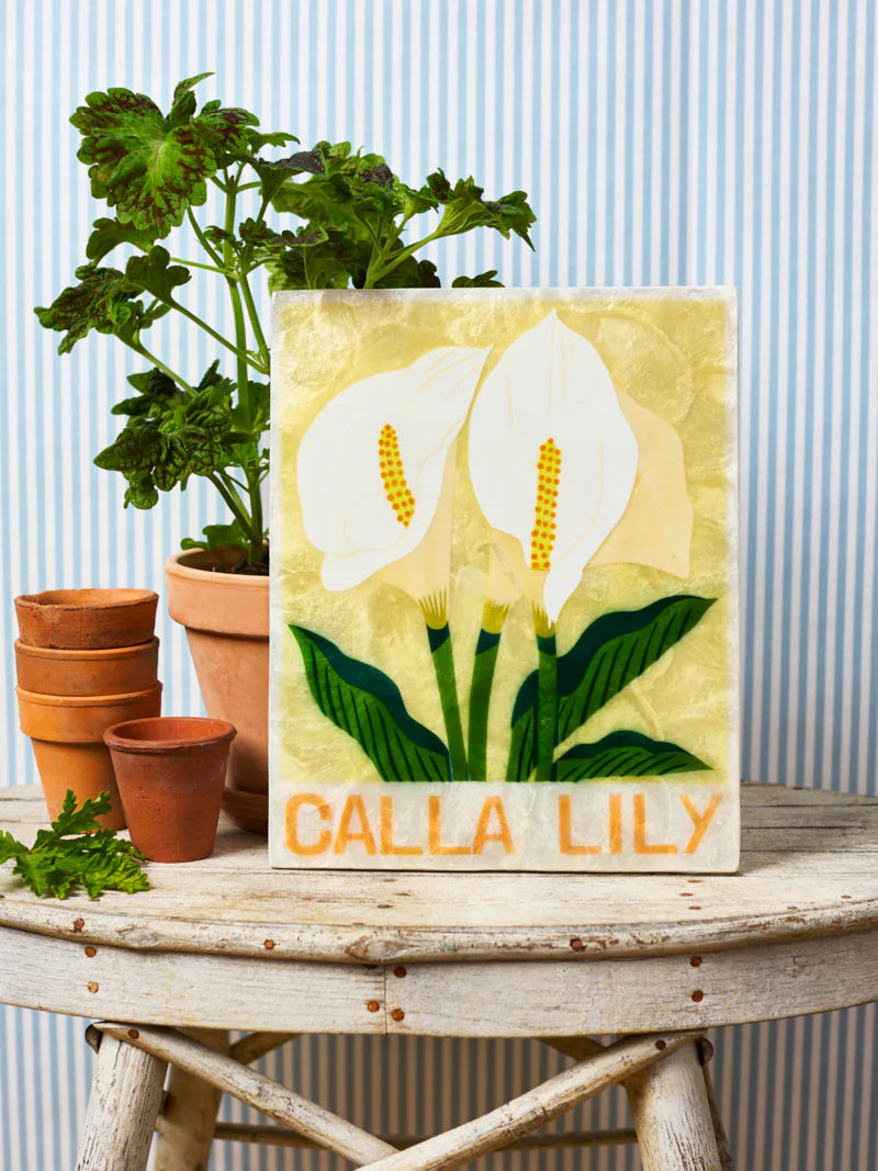 Jones & Co Market Wall Art Calla Lily