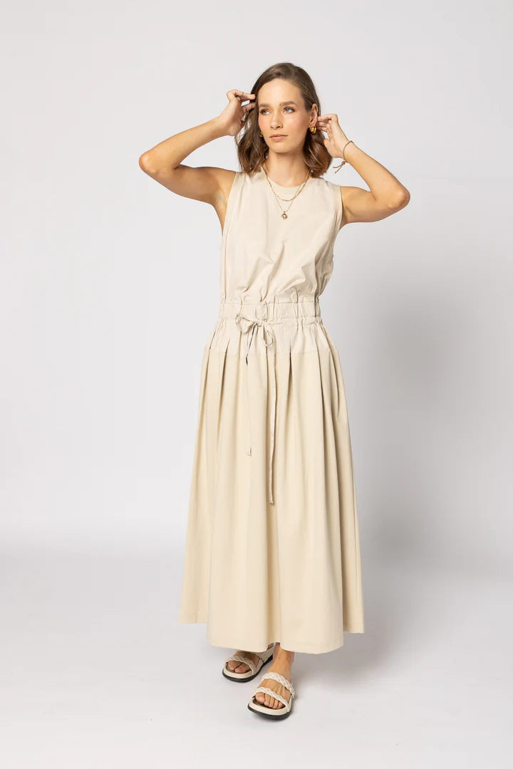 Drama Longing Dress - Ecru