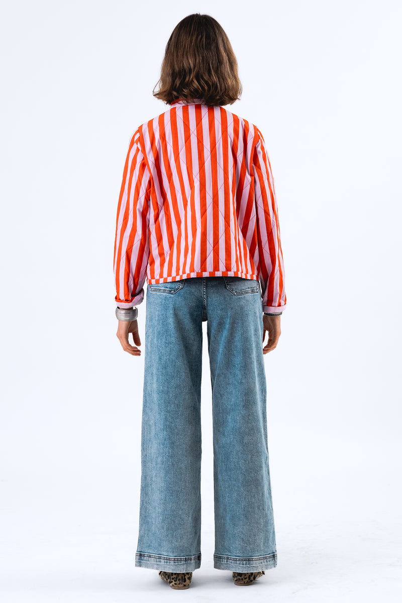 Lollys Laundry Emilia Jacket - Red Stripe