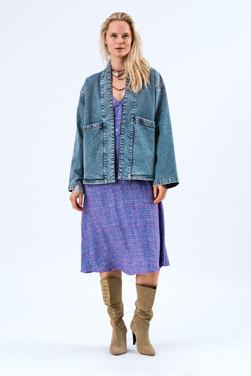 Lollys Laundry Rumi Jacket - Blue Denim