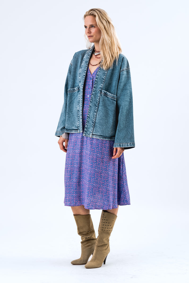 Lollys Laundry Rumi Jacket - Blue Denim
