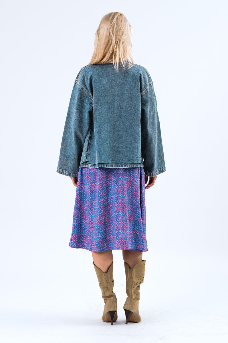 Lollys Laundry Rumi Jacket - Blue Denim