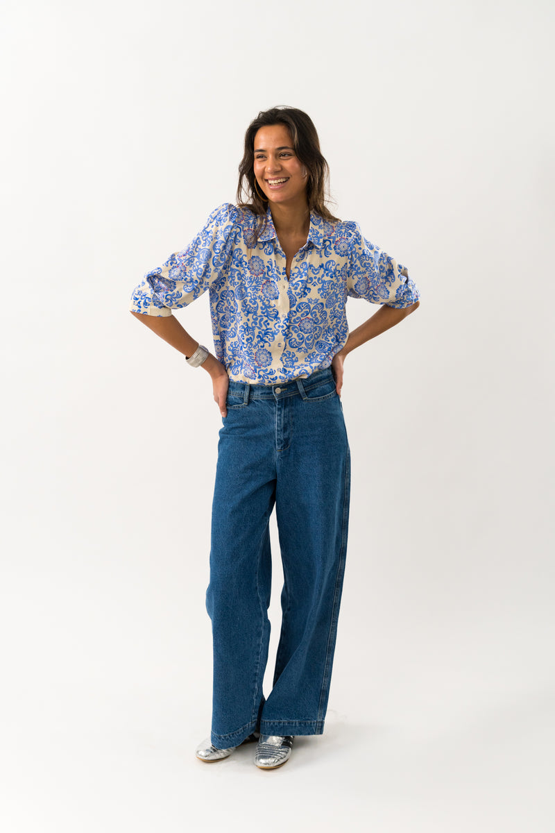 Lollys Laundry Bono Shirt - Light Blue