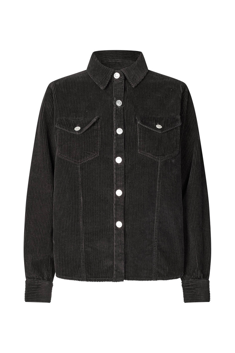 Lollys Laundry Bigum Shirt - Dark Mokka