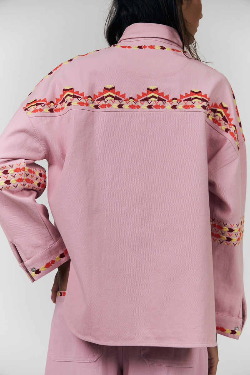 Lollys Laundry Veida Overshirt Pink