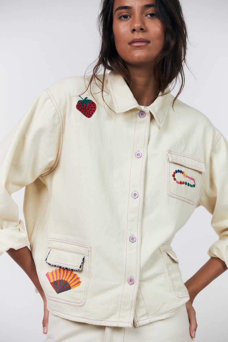 Lollys Laundry April Jacket Creme