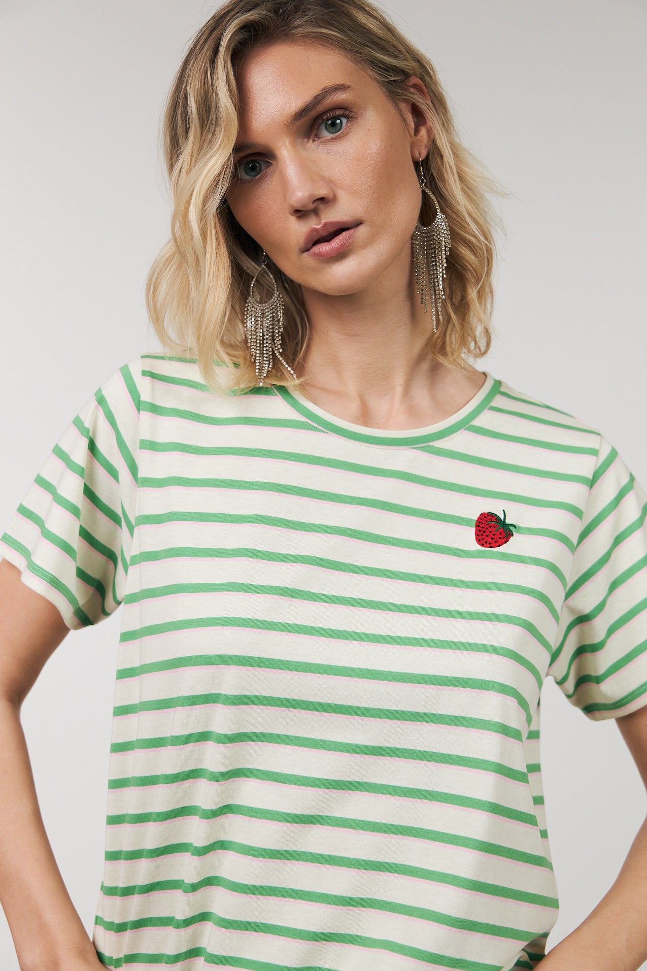 Lollys Laundry Roma Tee Green