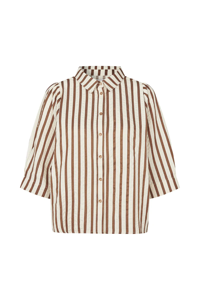 Lollys Laundry Bono Shirt Dark Mokka