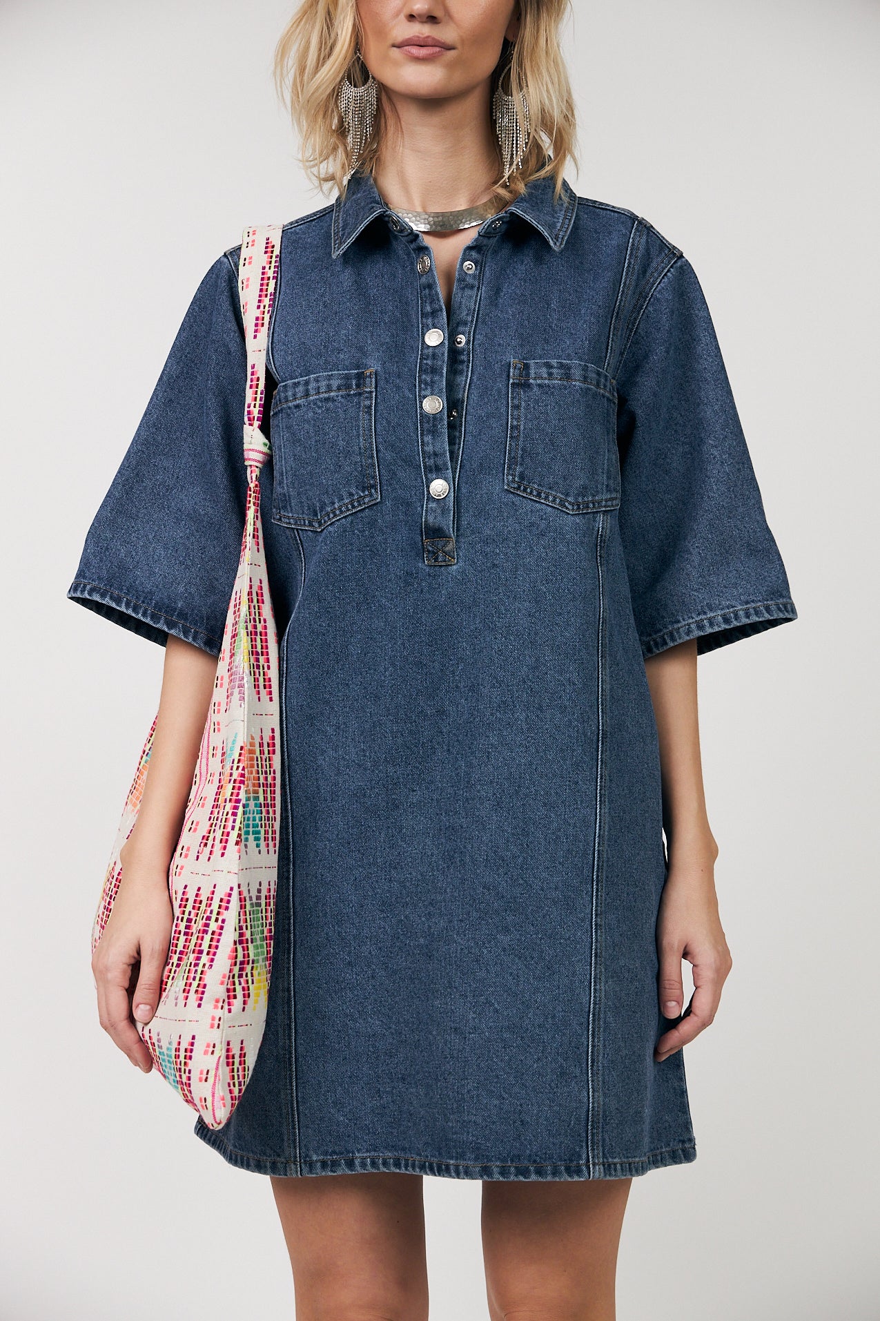 Lollys Laundry Mola Dress Blue