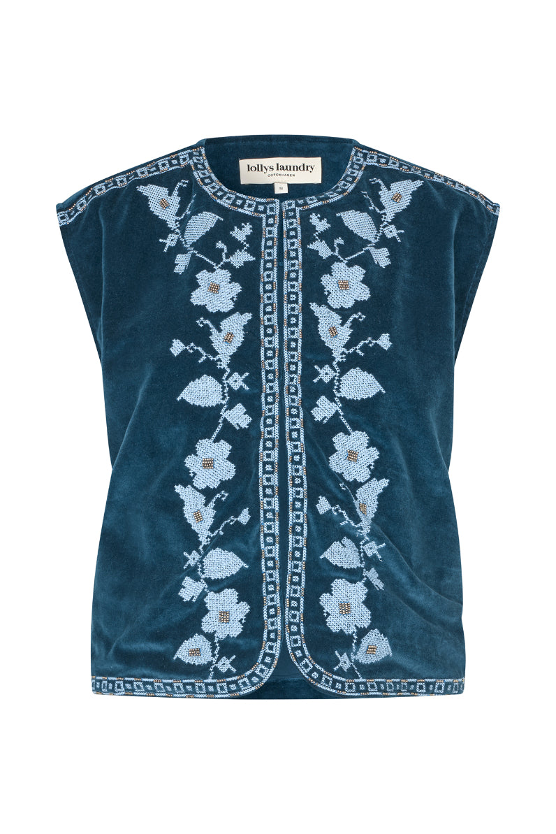Lollys Laundry Bin Vest Blue