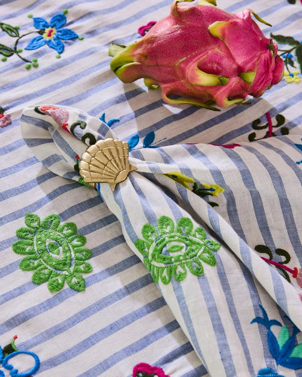 Kip & Co Anna Spiro Malabar Embroidered Napkin