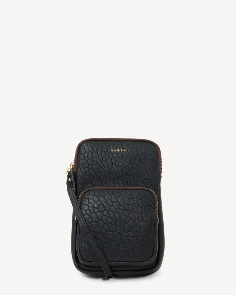 Saben Nikko Phone Sling - Black Bubble Pocket