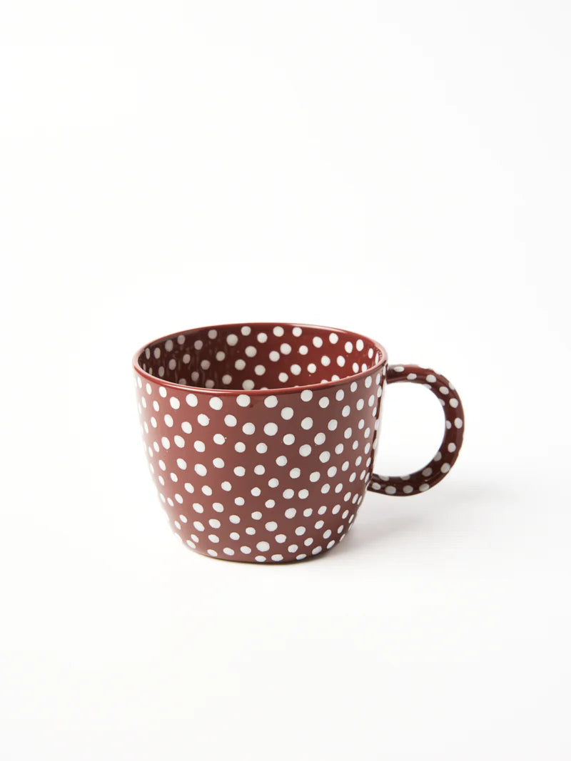 Jones & Co Chino Mug Mahogany Spot
