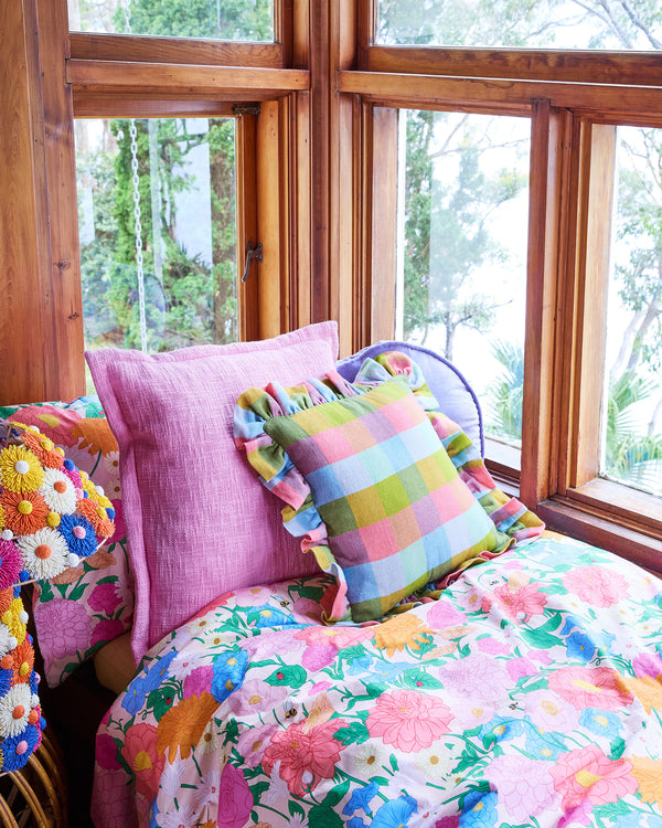 Kip & Co Sunset Delight Woven Cushion