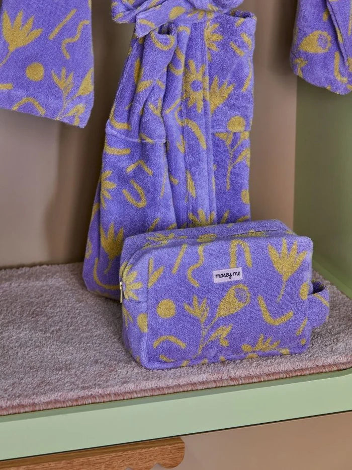 Mosey Me Floral Dreams Terry Toiletry Bag
