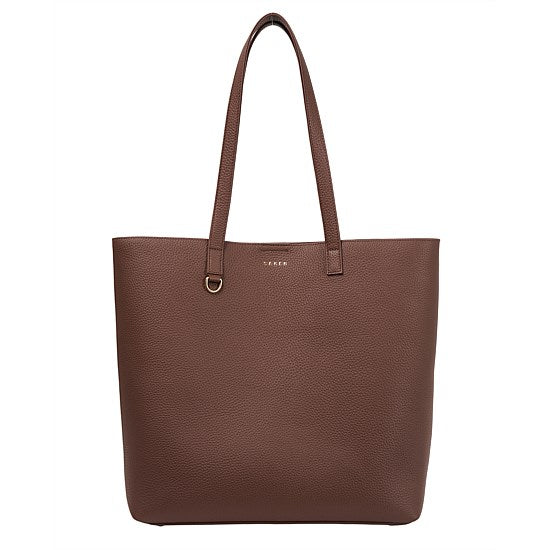 Saben Carter Tote Umber + Umber Chain Print