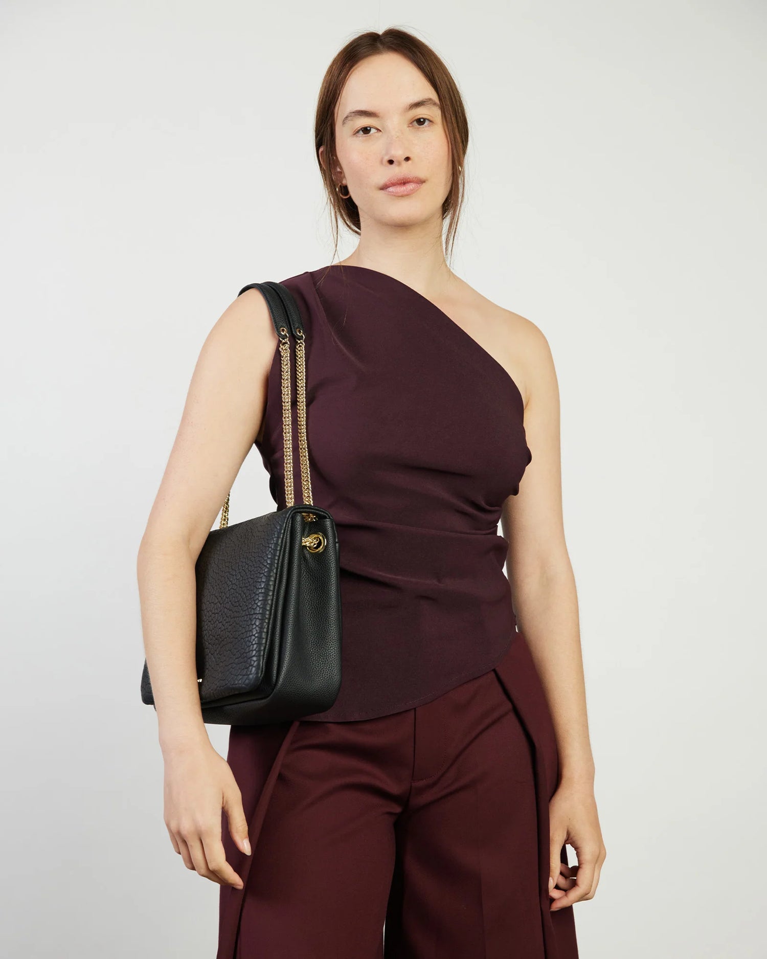 Saben Florence Shoulder Bag - Black Bubble