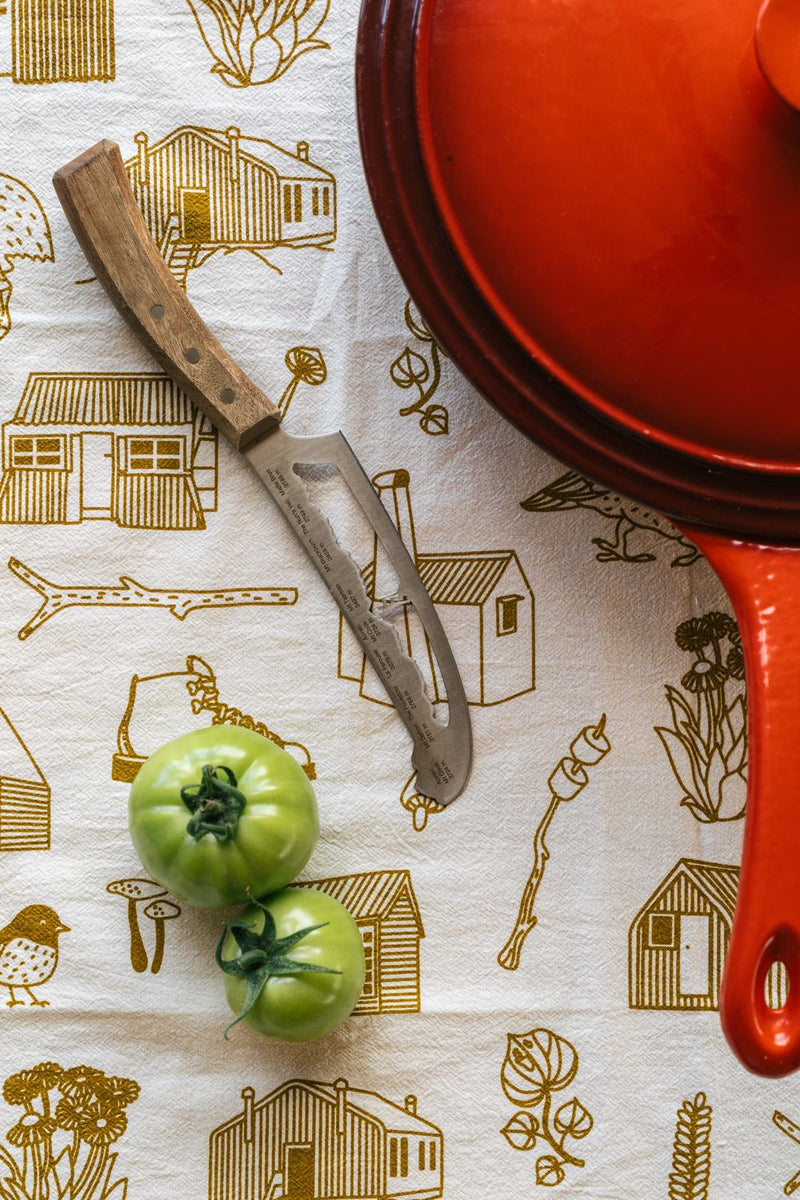 Love Thy Land Backcountry Huts Tea Towel