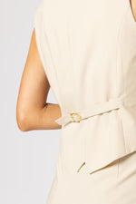 Drama The Label Cardinal Waistcoat Vanilla