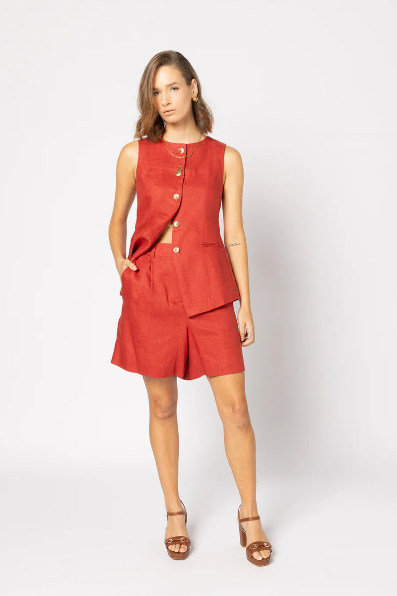 Drama Together Short Bood Orange