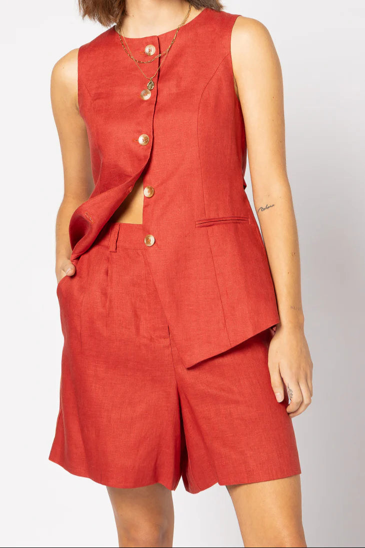 Drama Together Short Bood Orange