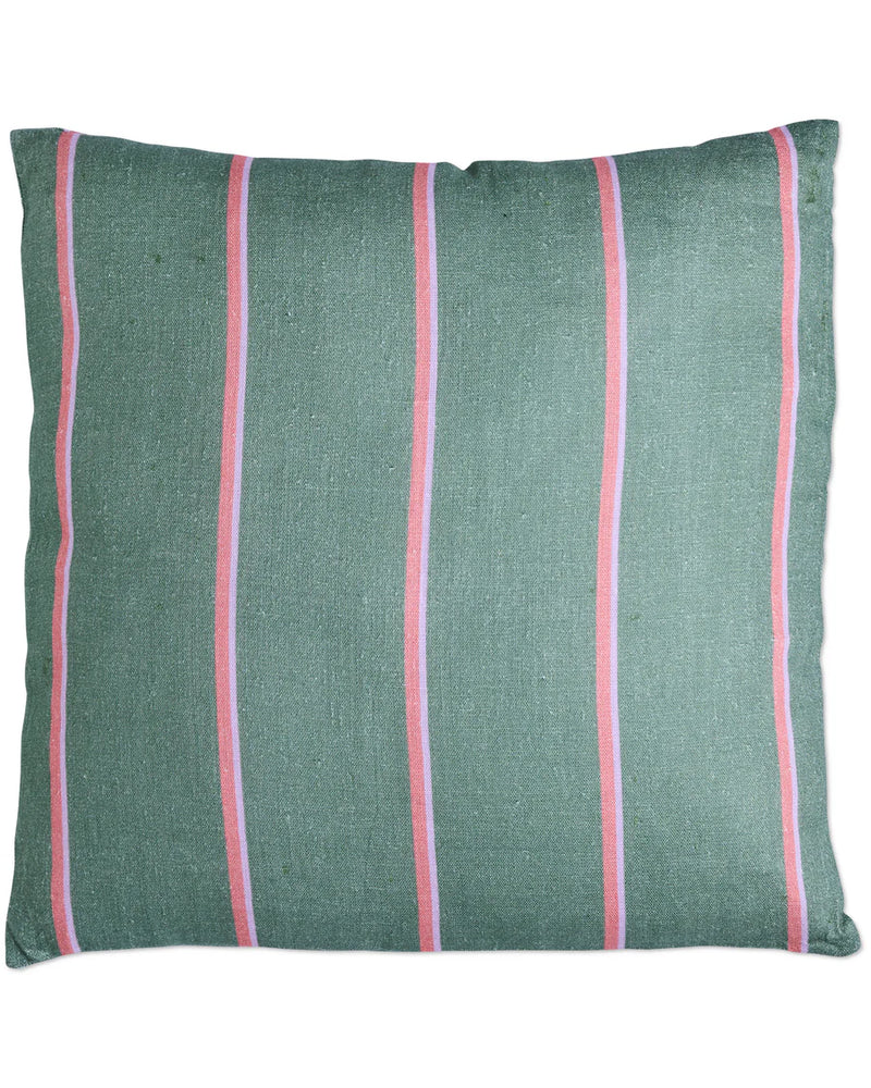 Kip & Co Wakame Crush Stripe Upholstery Square Lounge Cushion