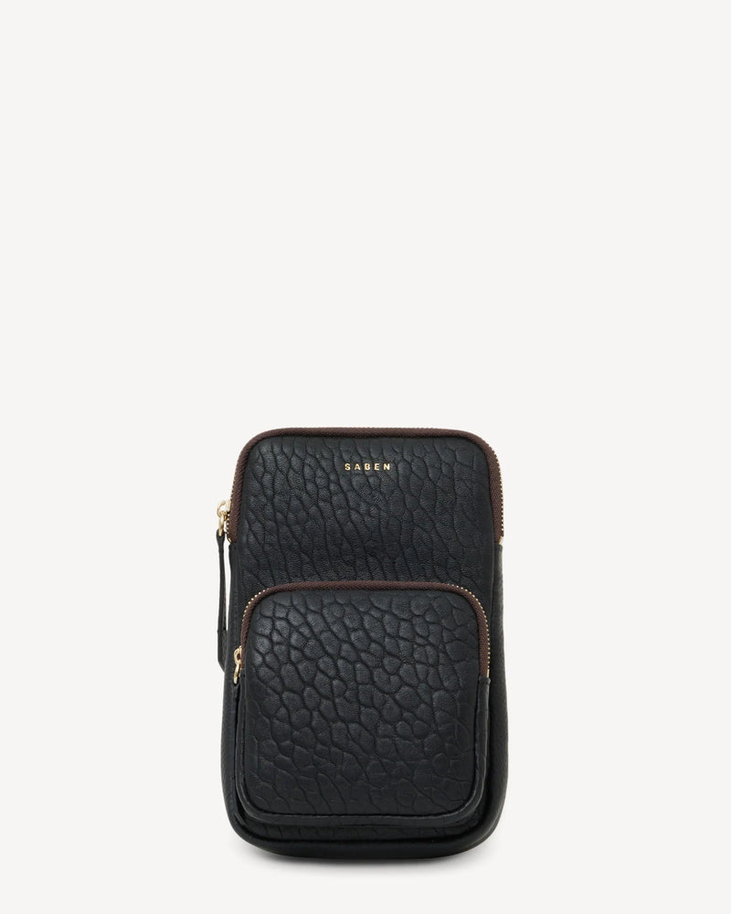 Saben Nikko Phone Sling - Black Bubble Pocket
