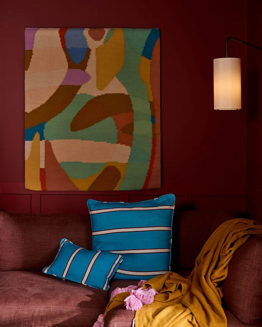 Kip & Co Piazza Stripe Square Cushion