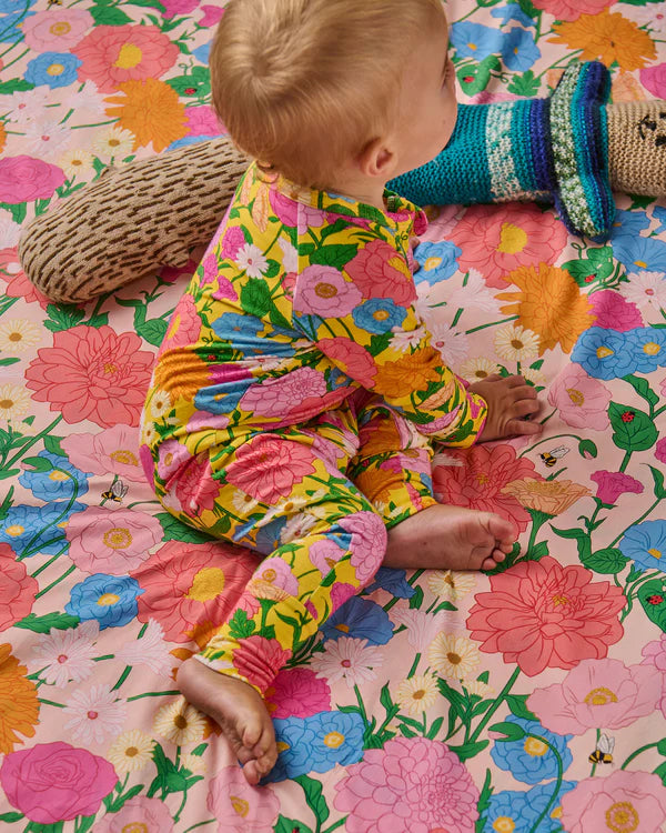 Kip & Co Follow The Sun Organic Cotton Baby Fitted Cot Sheet