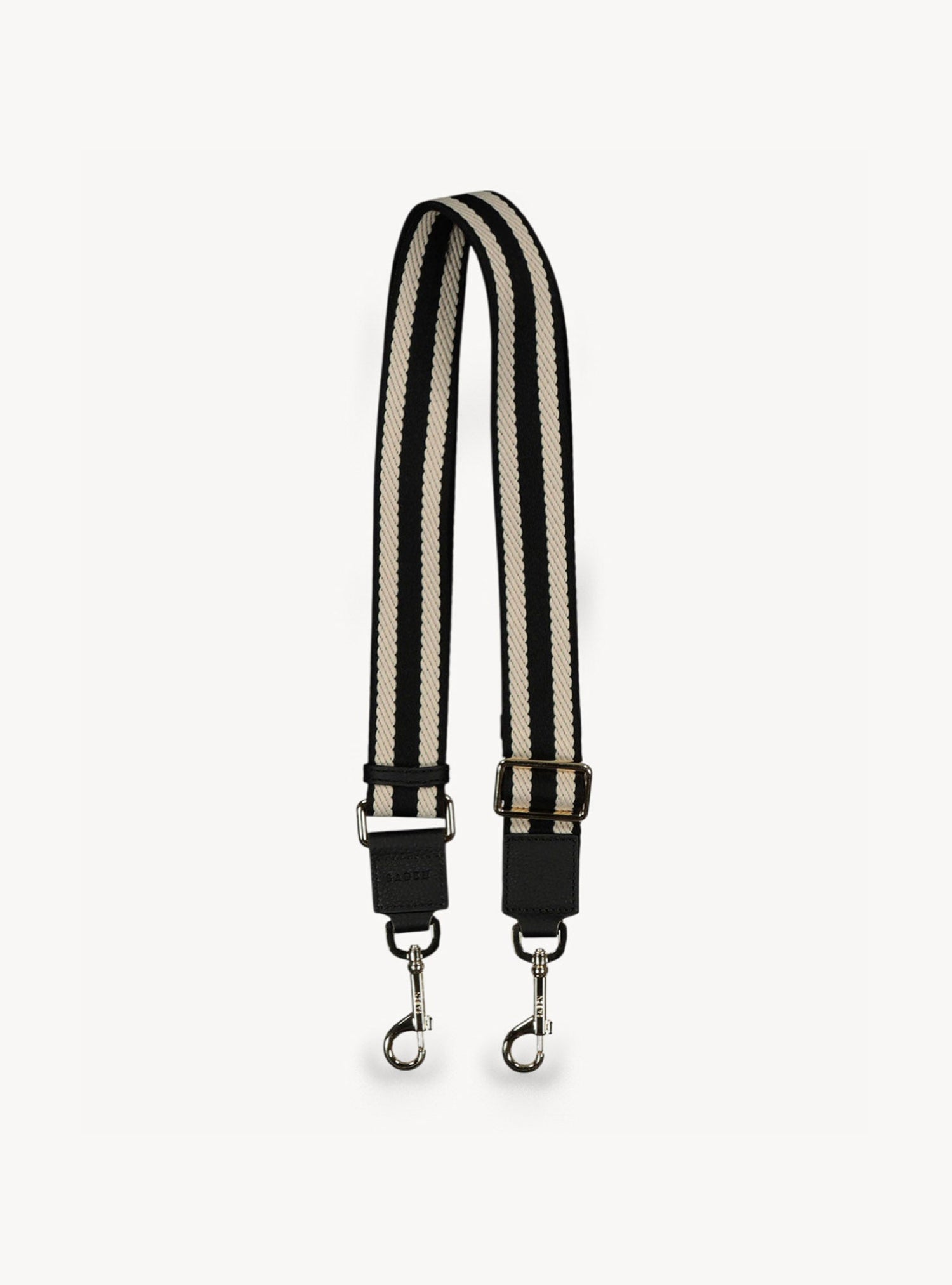 Saben Feature Strap Webbing - Black & White