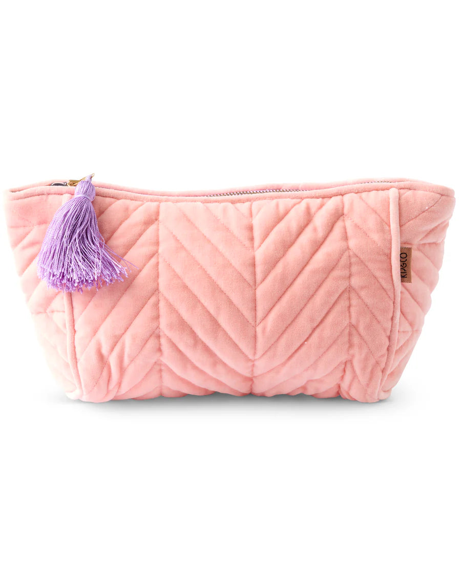 Kip & Co Sherbet Velvet Toiletry Bag
