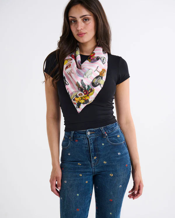 Kip & Co Margaret Preston Still Life Silk Scarf