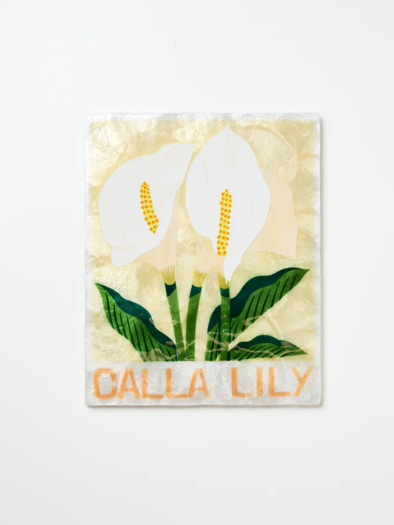 Jones & Co Market Wall Art Calla Lily