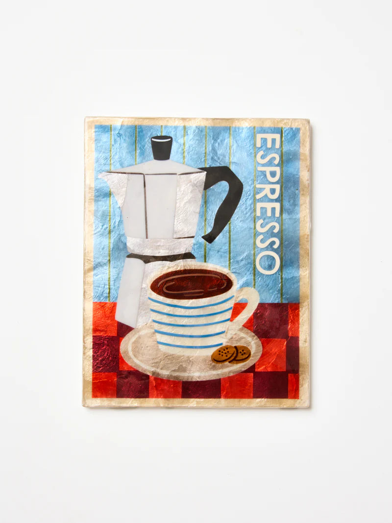 Jones & Co Barista Wall Art Espresso