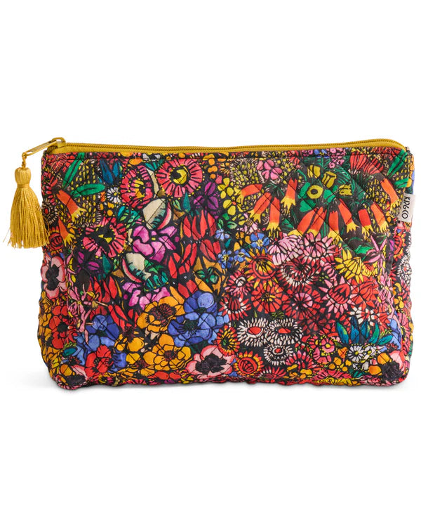 Kip & Co Margaret Preston Paradise Quilted Toiletry Purse