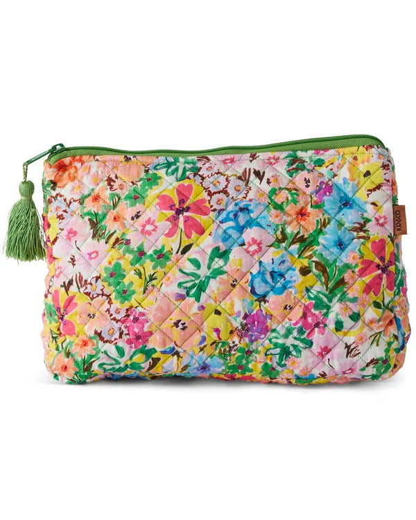 Kip & Co Alfresco Quilted Cotton Toiletry Purse