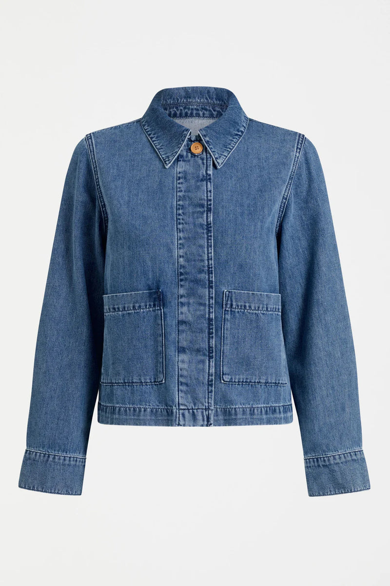 Elk Marn Denim Jacket - Dark Blue Wash
