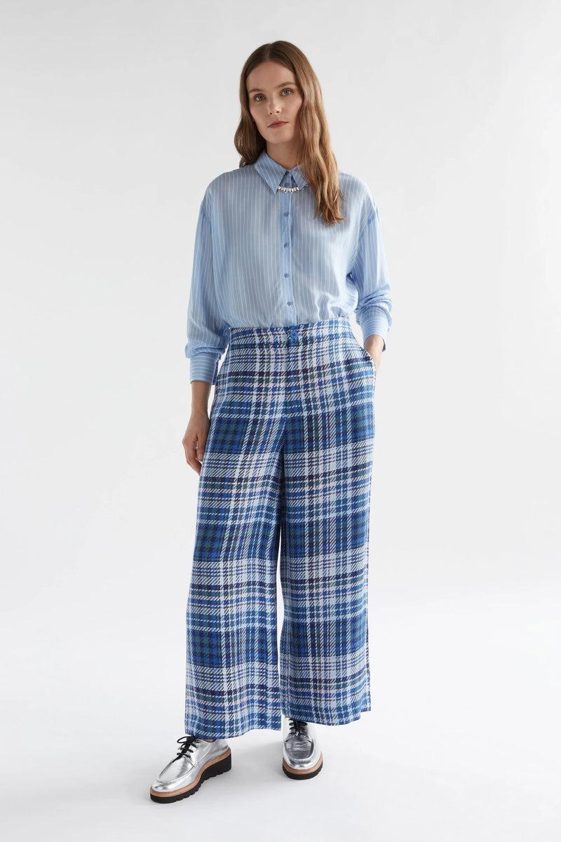 Elk Ranie Pant Blue Multi Check