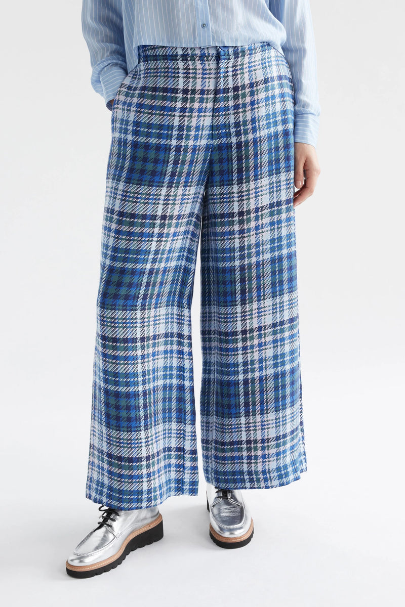 Elk Ranie Pant Blue Multi Check