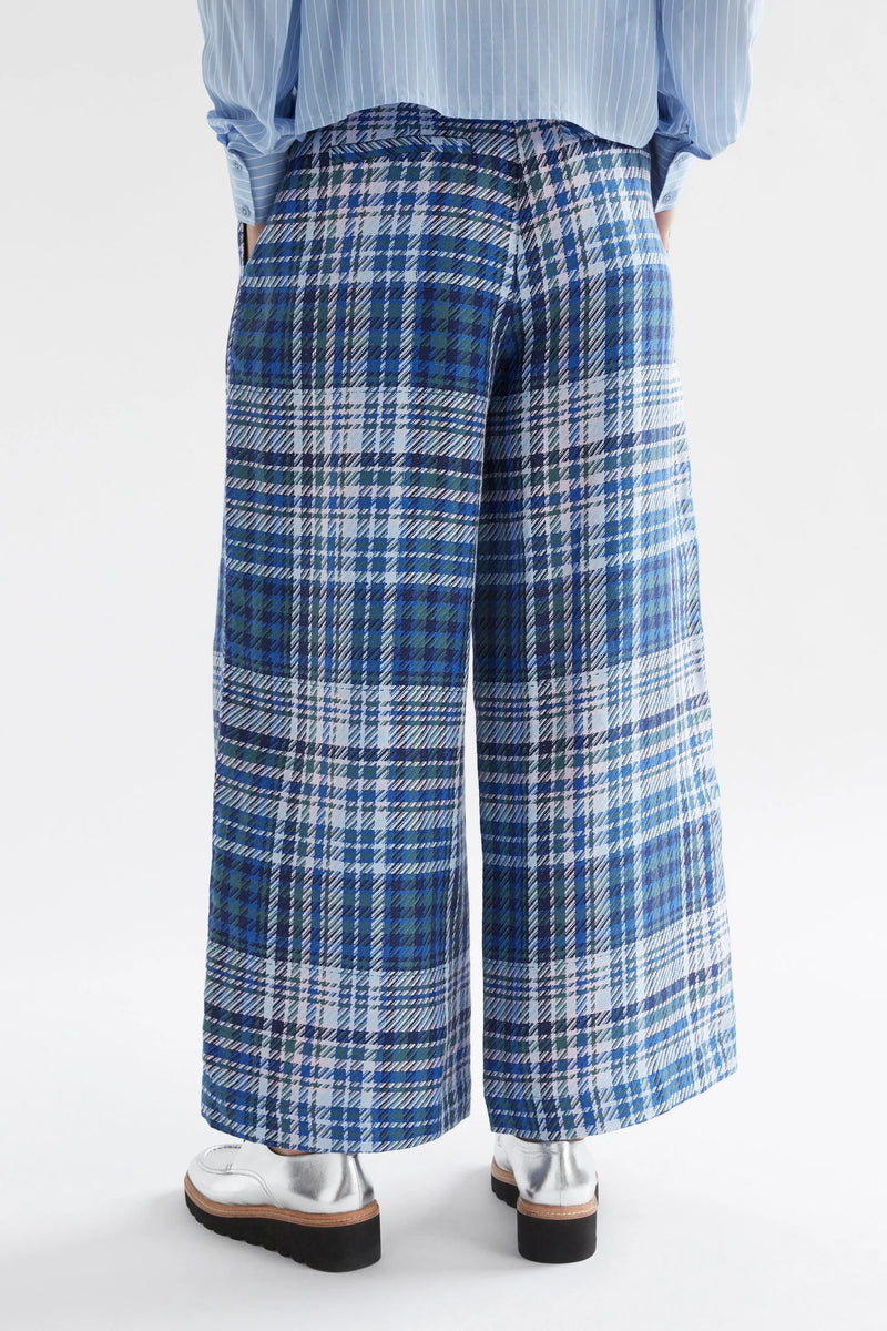Elk Ranie Pant Blue Multi Check