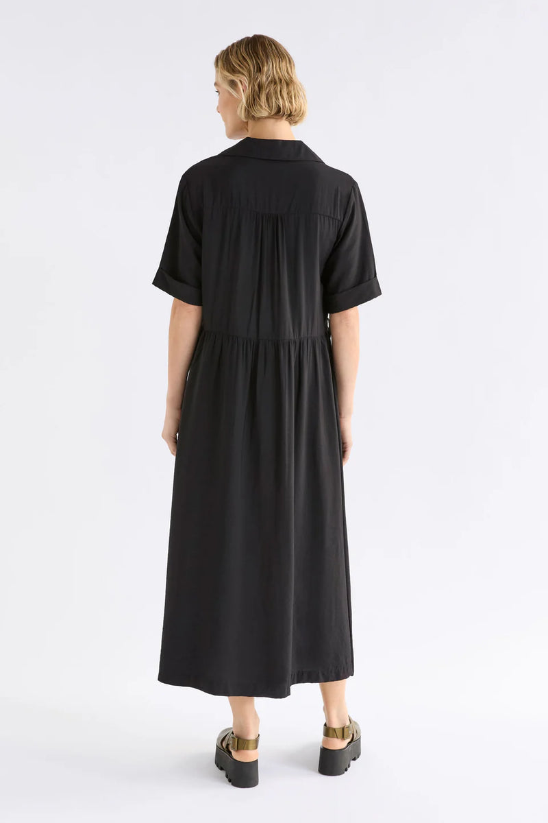 Elk Eine Shirt Dress - Black