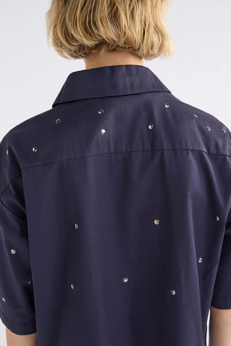 Elk Stuud Shirt - Bright Navy