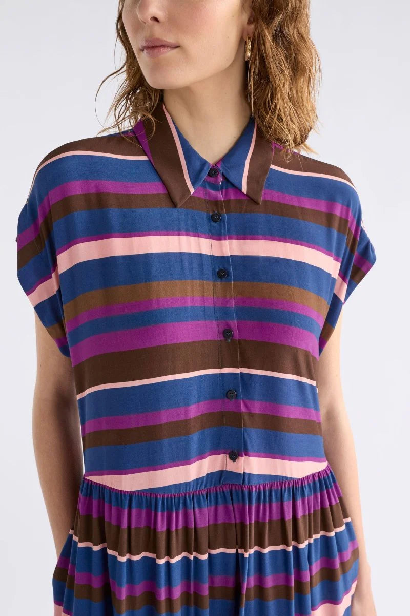 Elk Landau Dress Riga Stripe