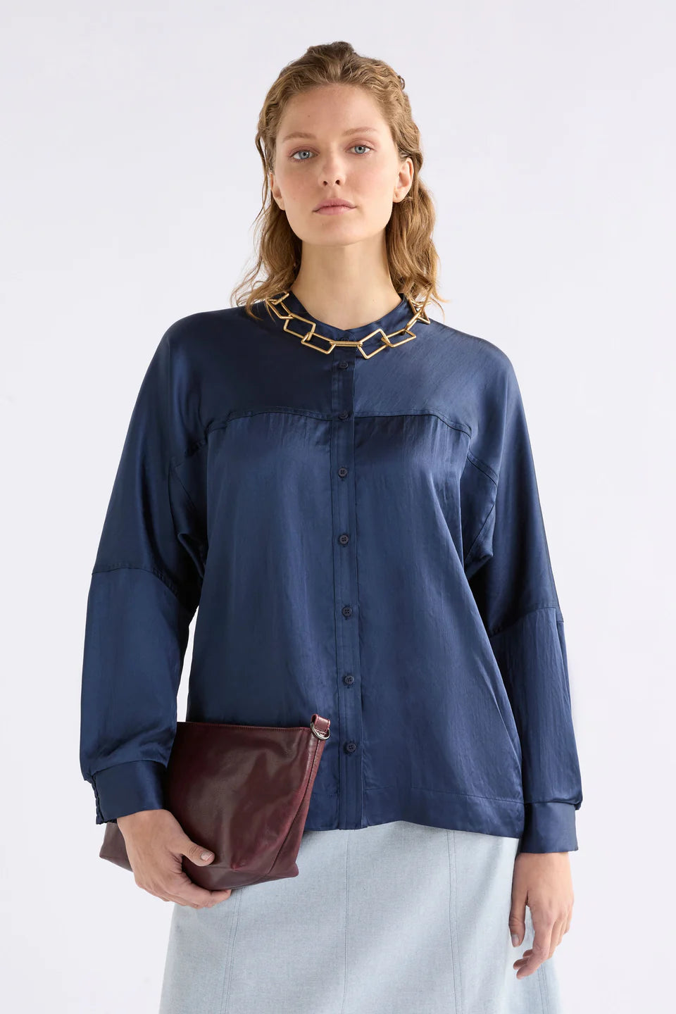 Elk Dree Shirt - Steel Blue