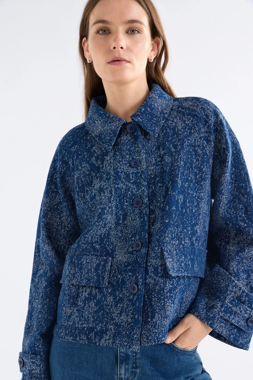 Elk Fleck Jacquard  Romer Jacket