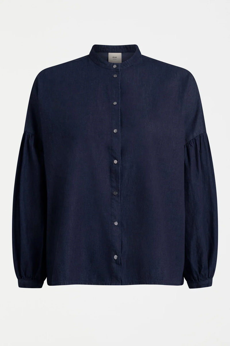 Elk Albez Shirt Dark Blue Denim