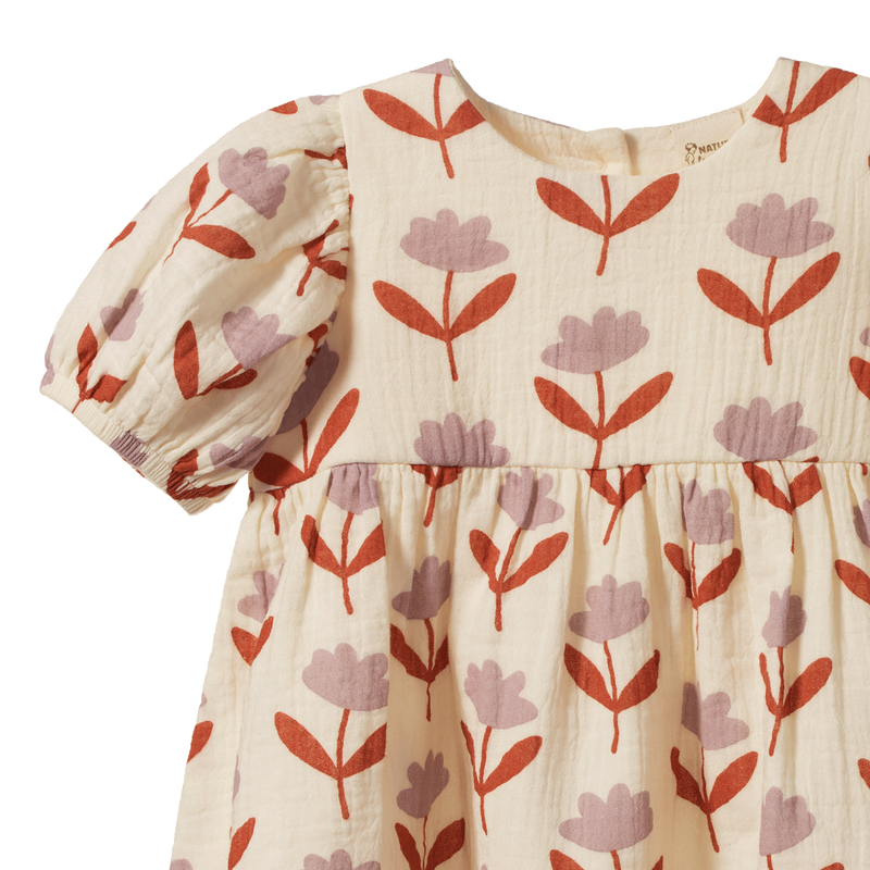 Nature Baby Albertine Muslin Dress Fleurette