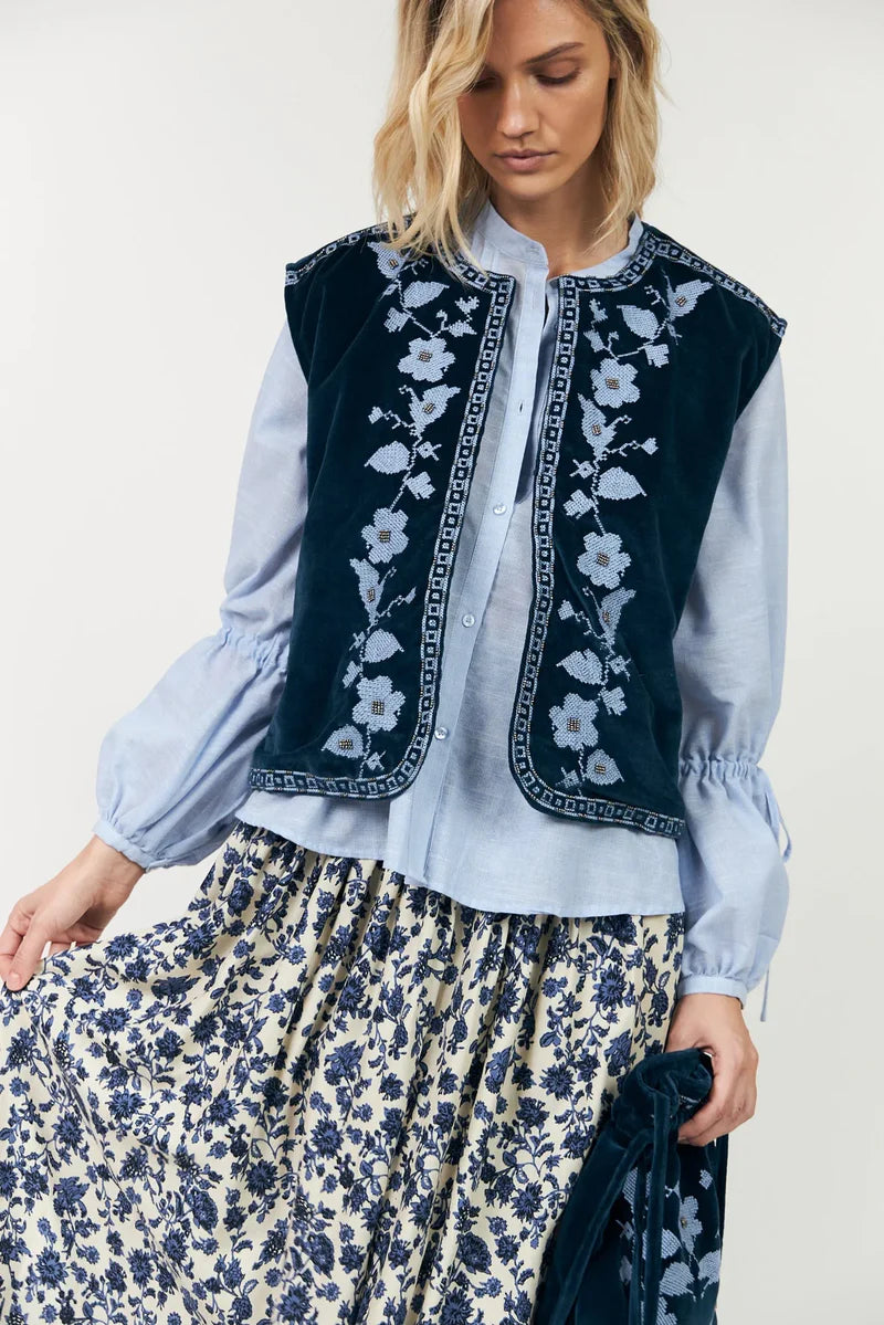 Lollys Laundry Bin Vest Blue