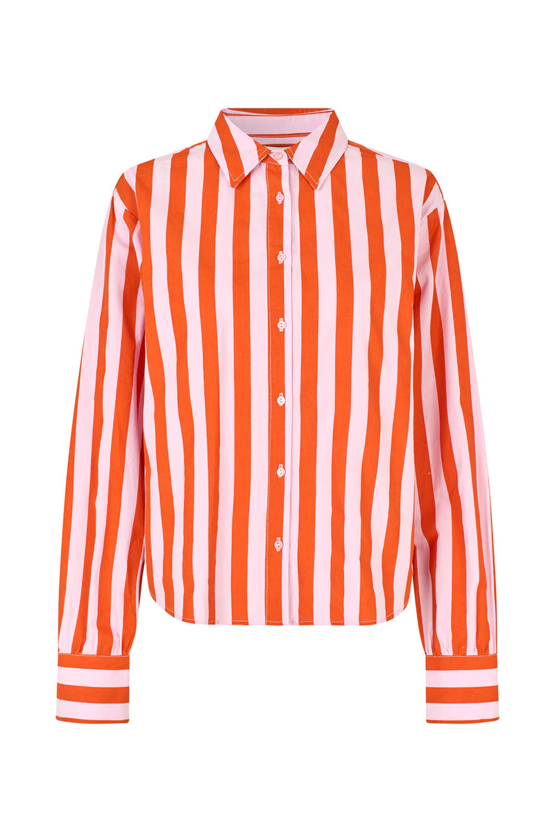Lollys Laundry Bleeker Shirt - Red Stripe